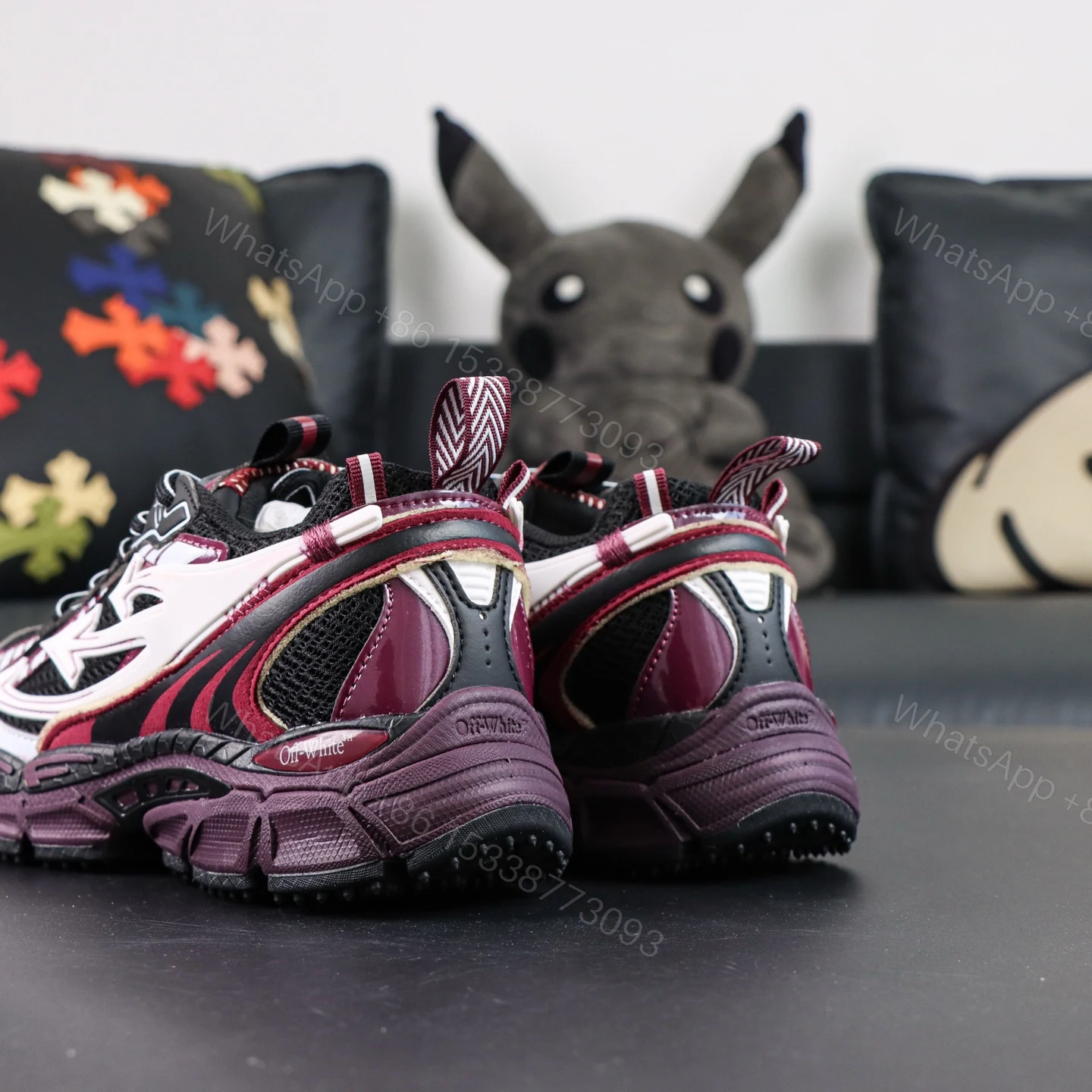 View 6 of Off White Be Right Back Black Purple Red