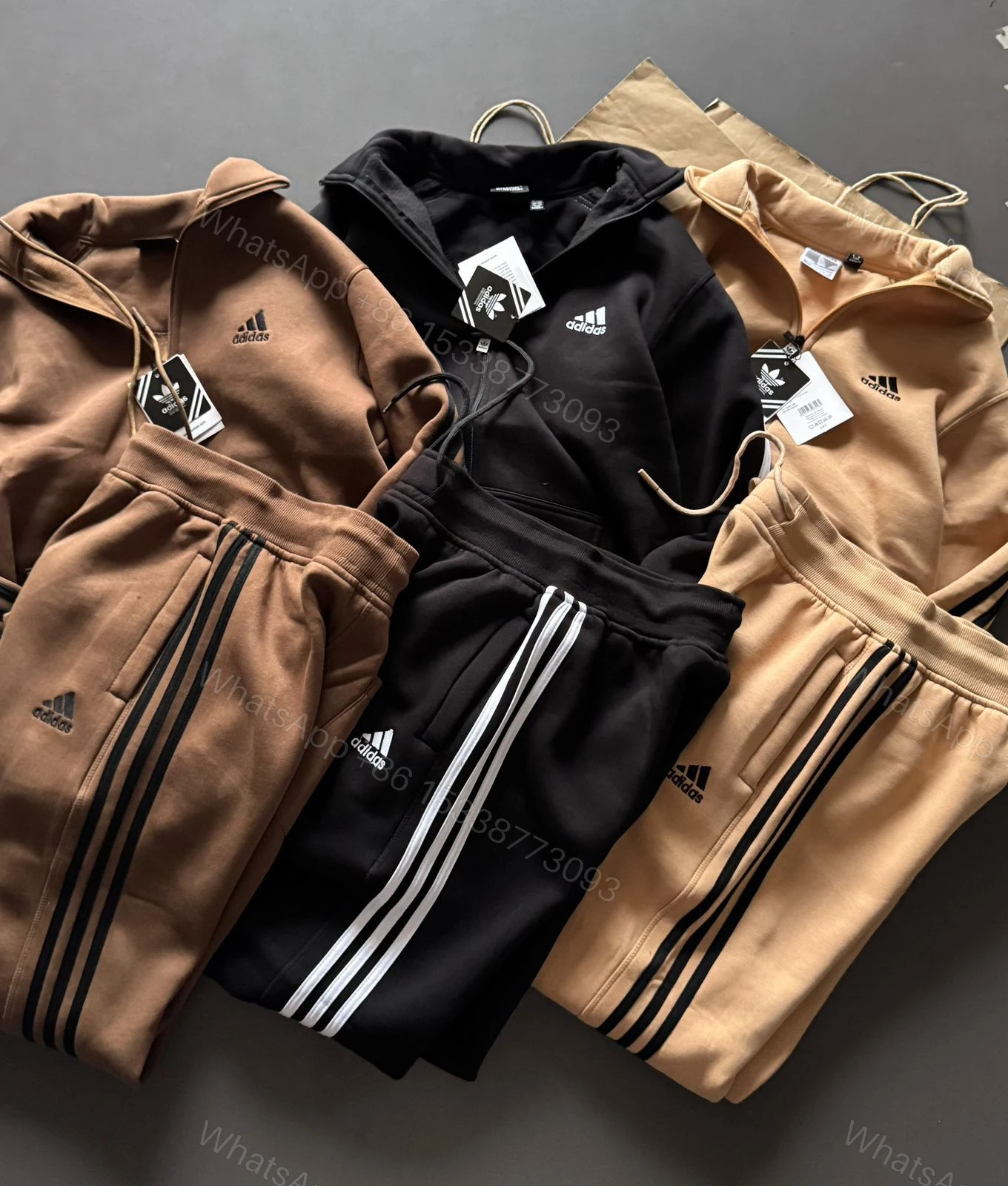 View 4 of FIRST COPY ADIDAS THREAD COTTON FLEECE TRACKSUIT
