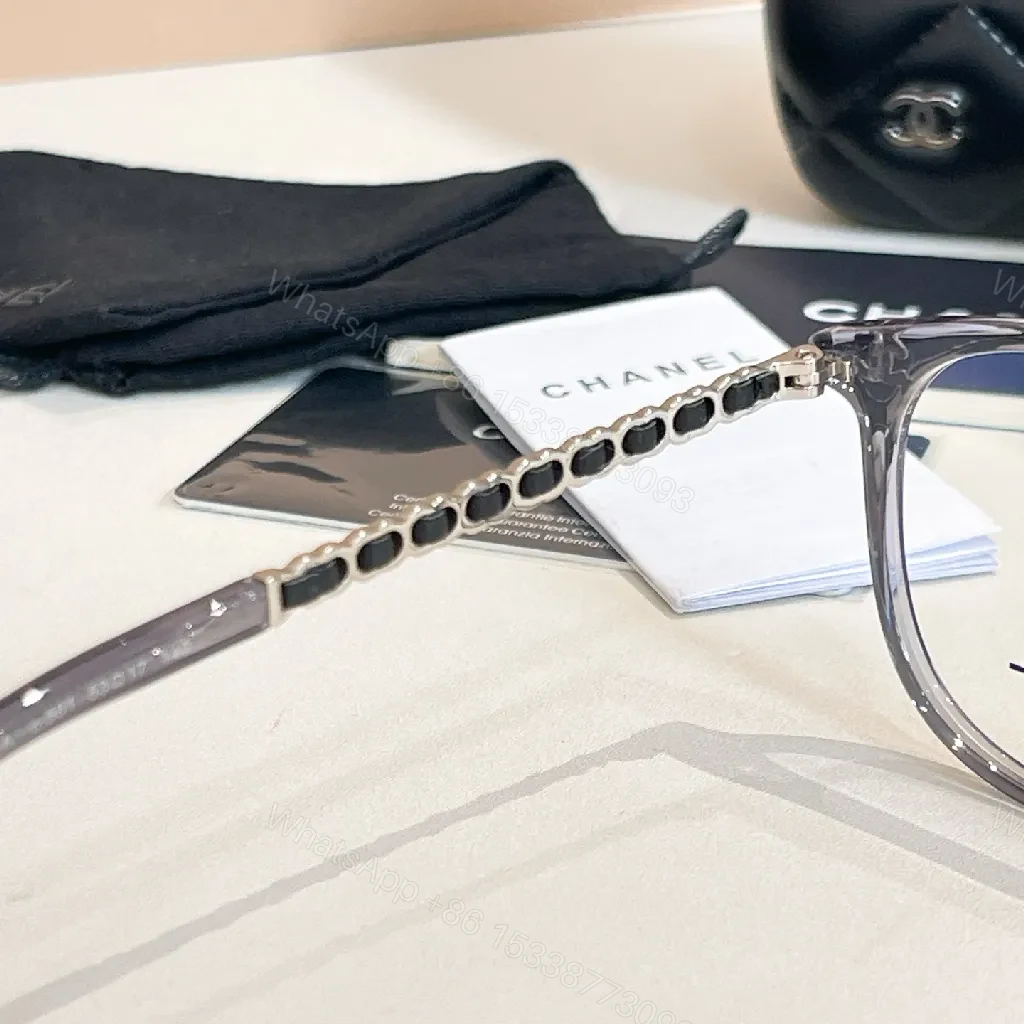 View 6 of Transparent Tx Eyewear – Modern Luxury, Subtle CC Accents