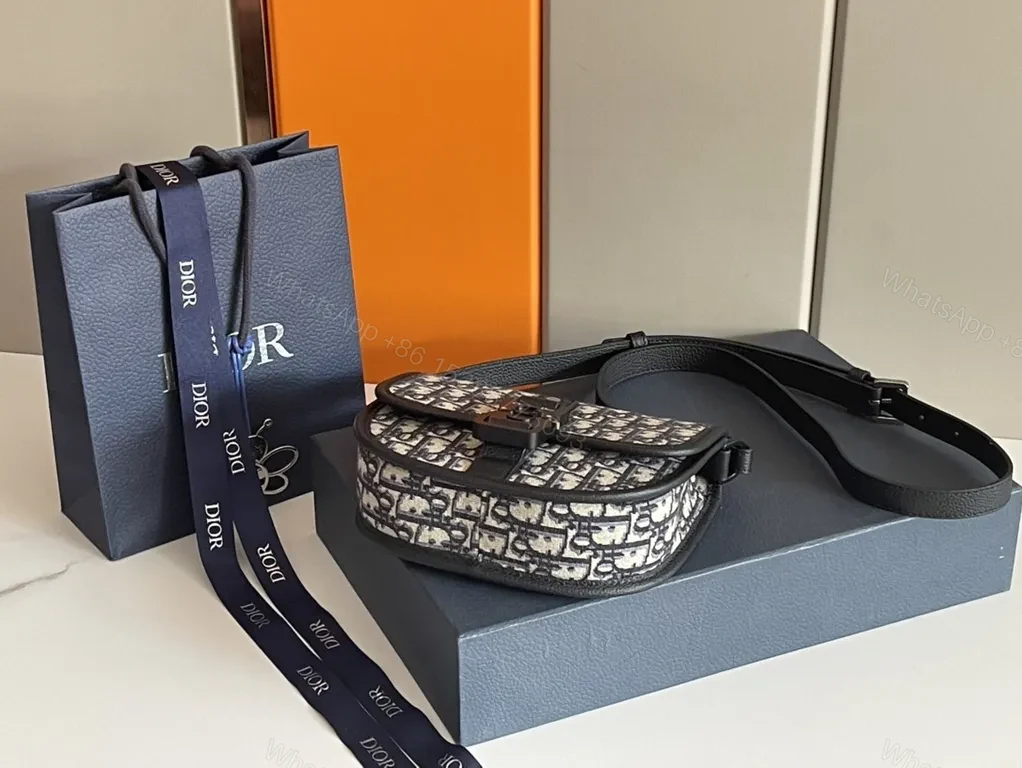 View 5 of Monogram Saddle Bag: Dior Canvas Crossbody Chic