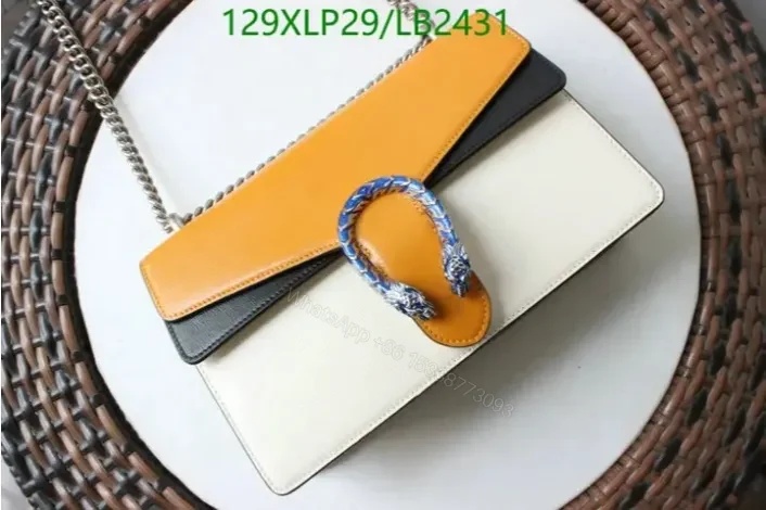 View 2 of Gucci Dionysus Leather Shoulder Bag – Small Size, Model LB24318