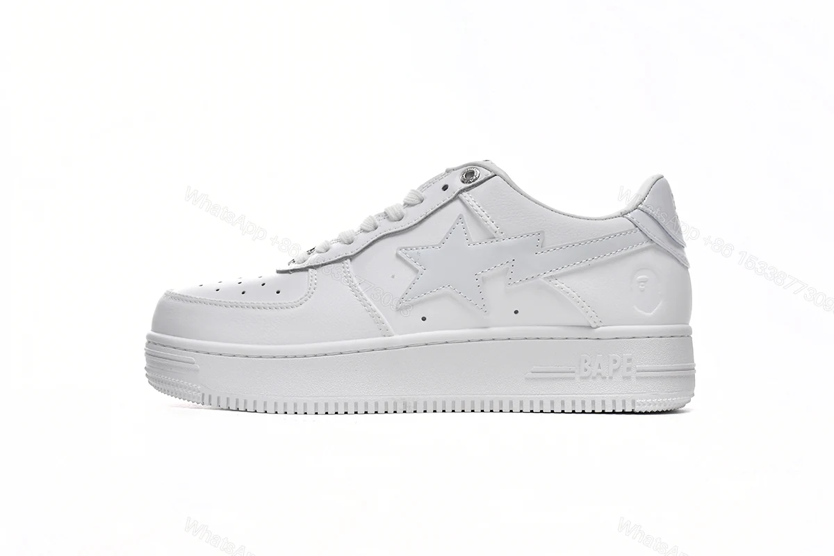View 13 of Cheap Reps BapeSta Low White