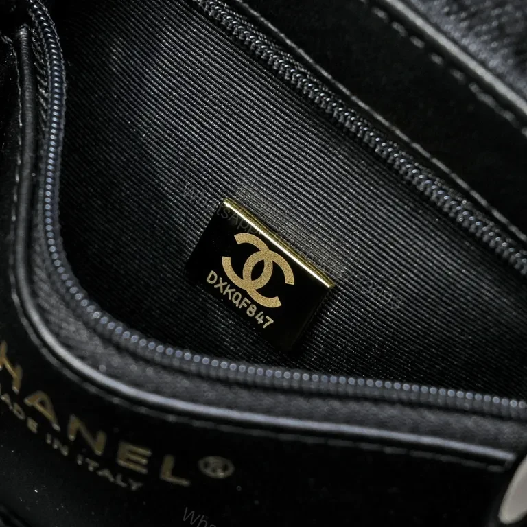 View 4 of Structured Tweed Crossbody with Signature Hardware Luxury Bag