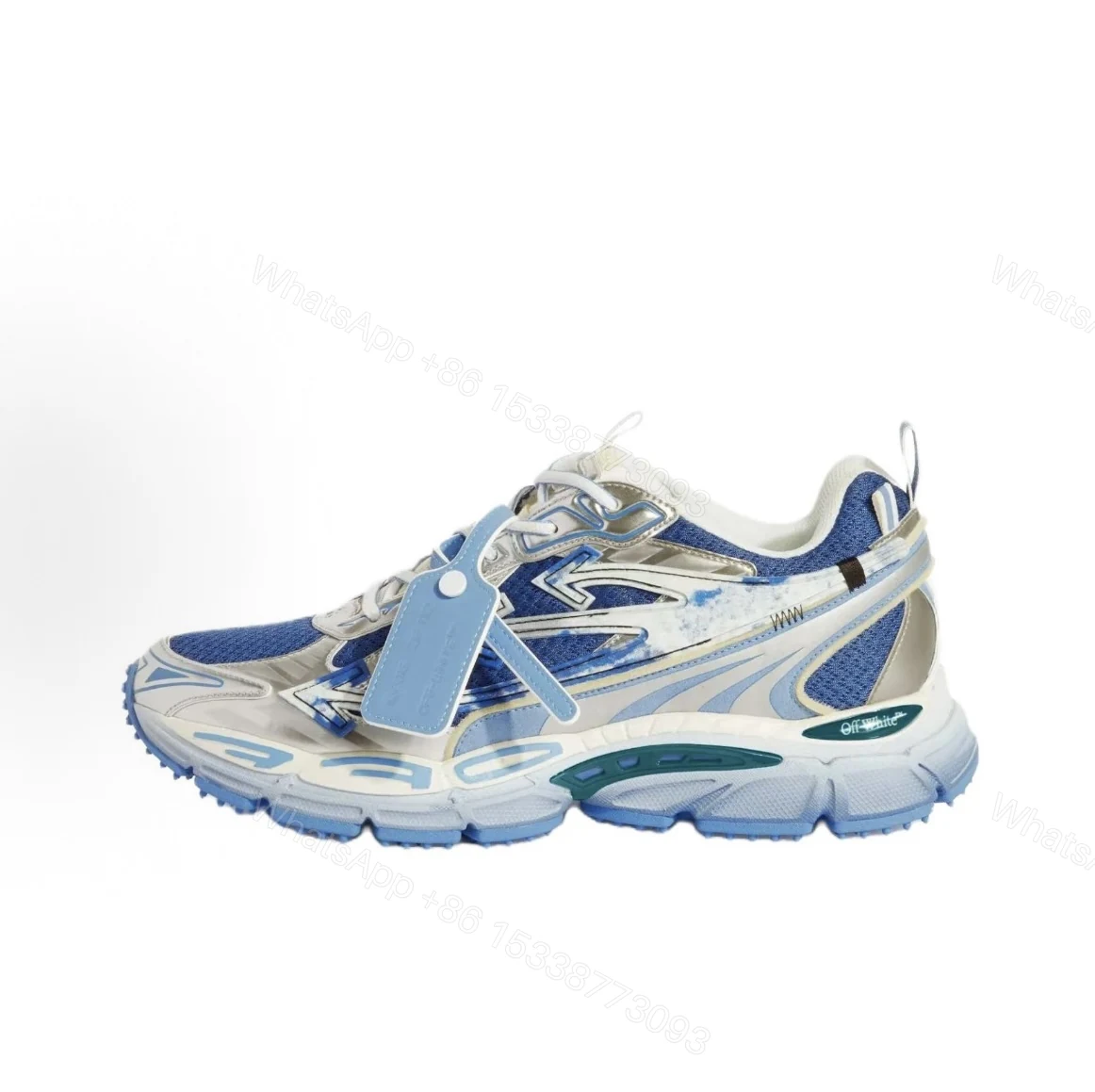 View 3 of OFF-WHITE Out Of Gradient Blue OMIA295S25 FAB00 47245