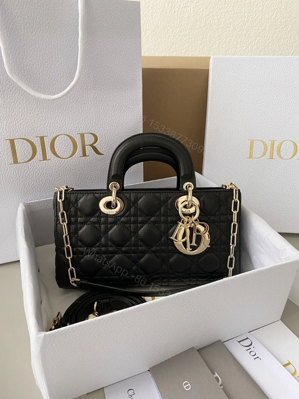 Dior Lady Dior Alligator Black — view 2