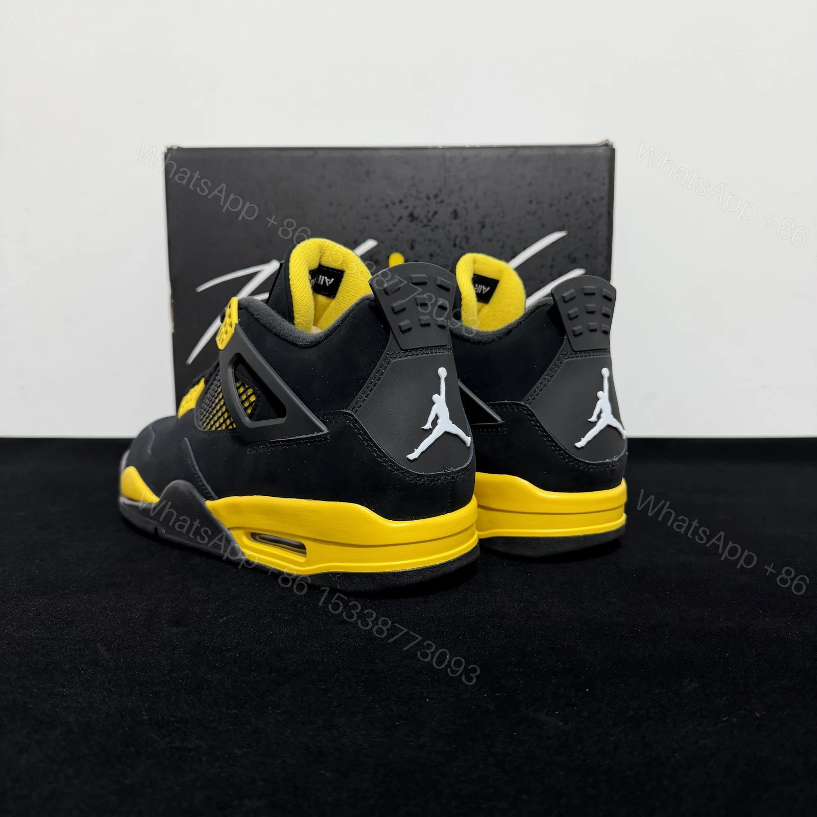 View 5 of Air Jordan 4 Retro Yellow Thunder 2023 Reps