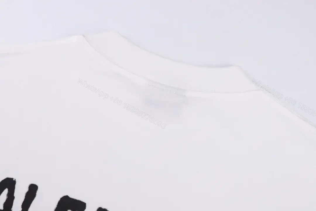 View 2 of Graphic Cotton Crewneck Tee: Modern Minimalist Graphic Detail