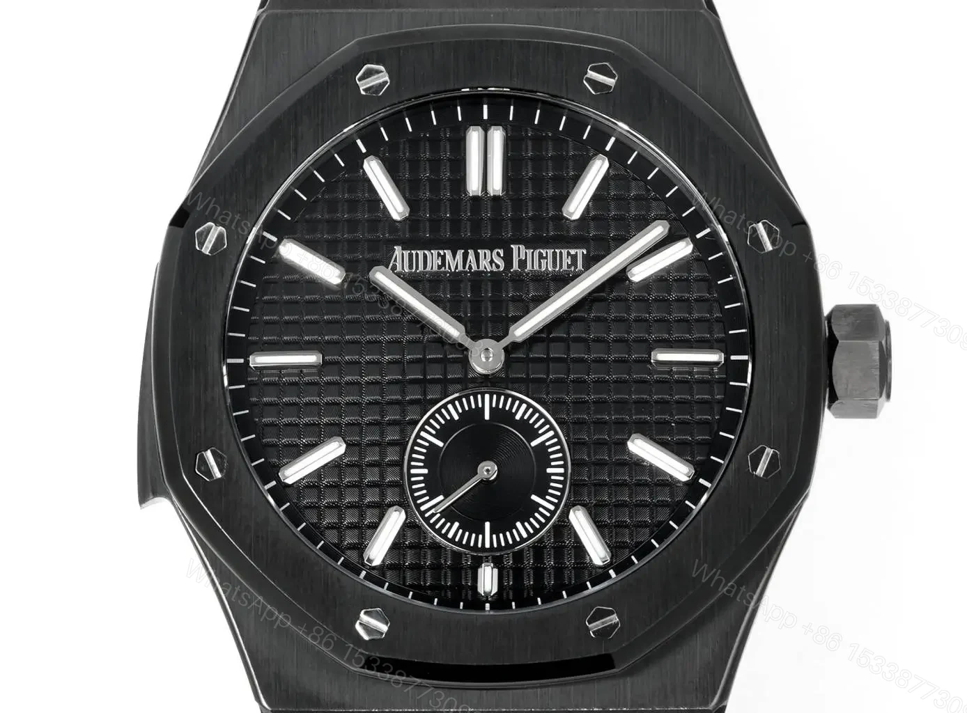 View 2 of KZ Factory Audemars Piguet Royal Oak 26591IP Series Men’s Watch – Silver Stainless Steel with Gradient Grey Dial