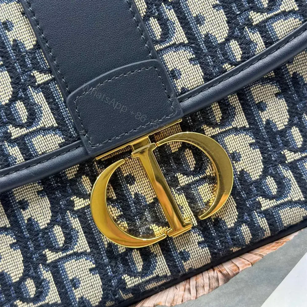 View 6 of 高仿Dior*30Montaigne系列9363M928單肩包藍色中號免檢版