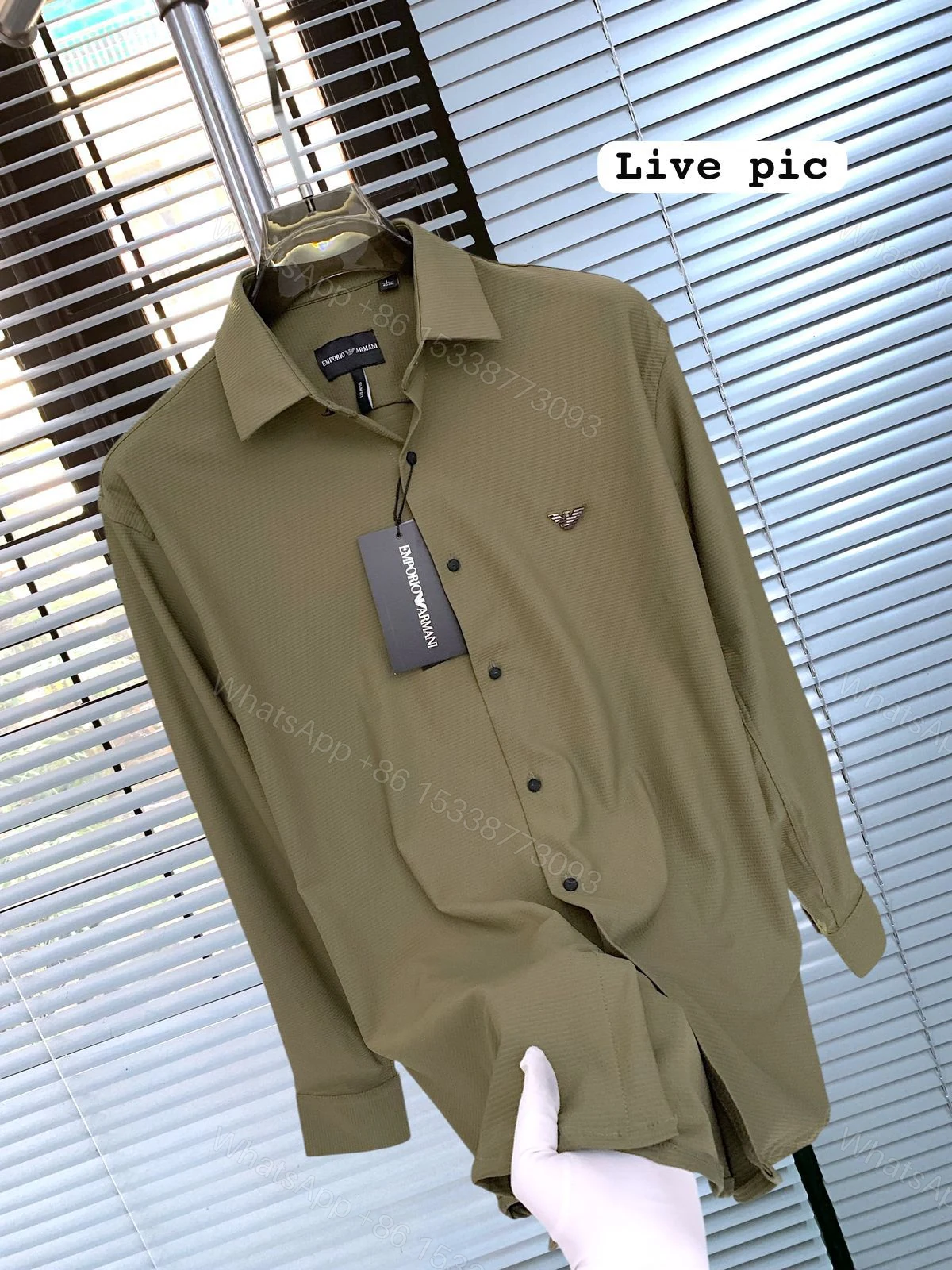 View 9 of FIRST COPY EMPORIO ARMANI ORIGINAL SOFT COTTON SUMMER SHIRT