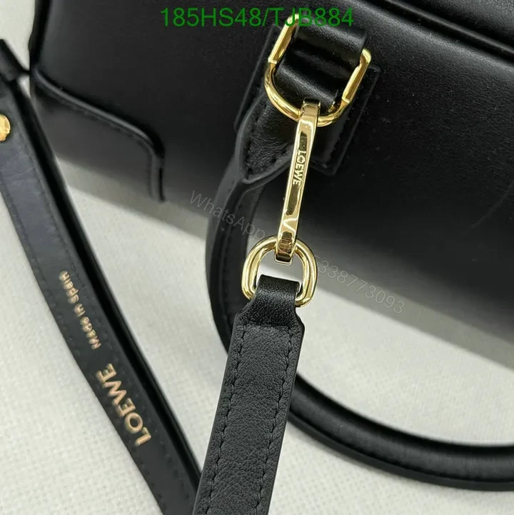 View 22 of Loewe Burgundy Amazona 23 Bag featuring Gold-Tone Hardware DZ2857