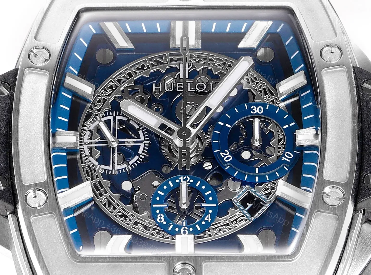 View 5 of WWF Factory Hublot Spirit of Big Bang Blue Watch
