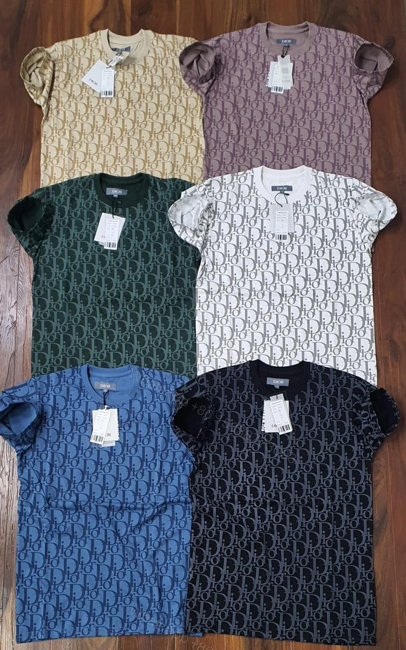 View 6 of FIRST COPY DIOR LYCRA ROUND NECK T-SHIRT