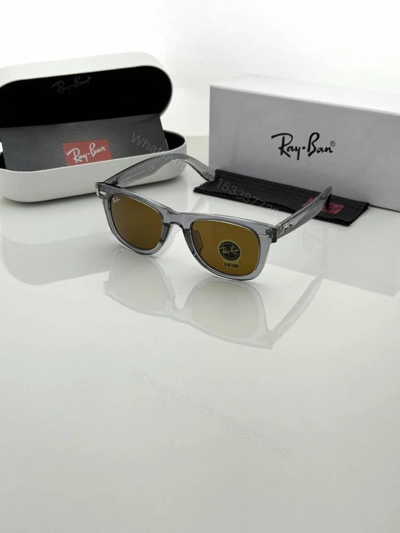 First Copy Ray-Ban 2140 Grey Brown Sunglasses UV Protected Premium Quality — view 1