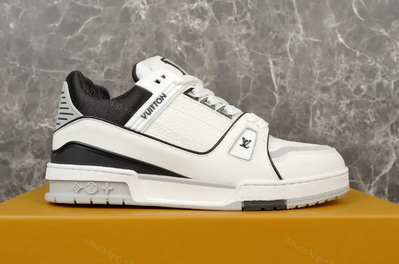 View 5 of White Leather High-Top Sneaker with Premium Comfort