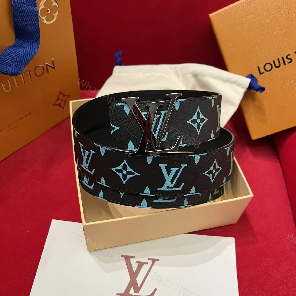 View 2 of Vibrant Gradient Monogram Belt: Luxe Everyday Confidence