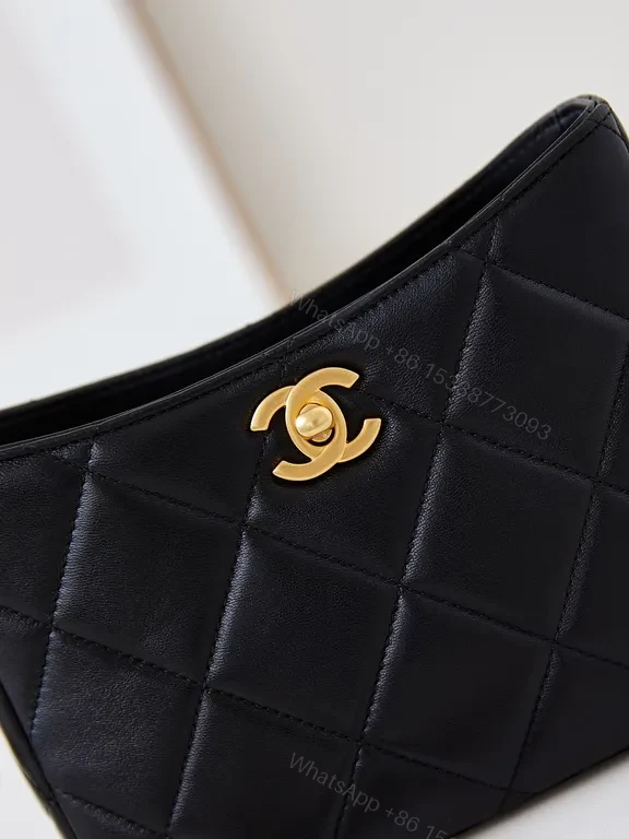 View 6 of Black Quilted Chain Bag â€“ Luxe, Iconic, Allâ€‘Day Style