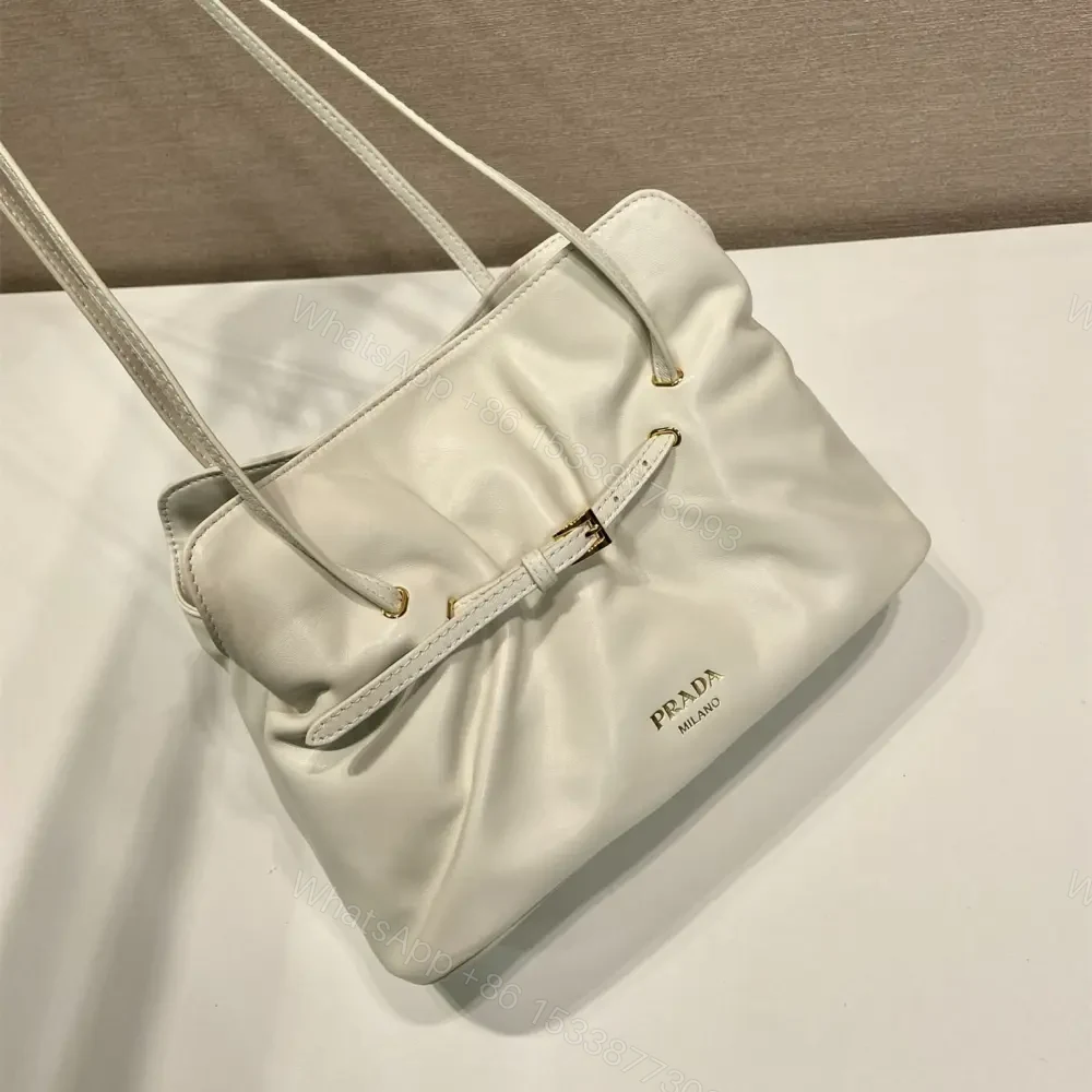 View 4 of 高仿Prada*Dada系列1BG586小羊皮雲朵包白色小號免檢版