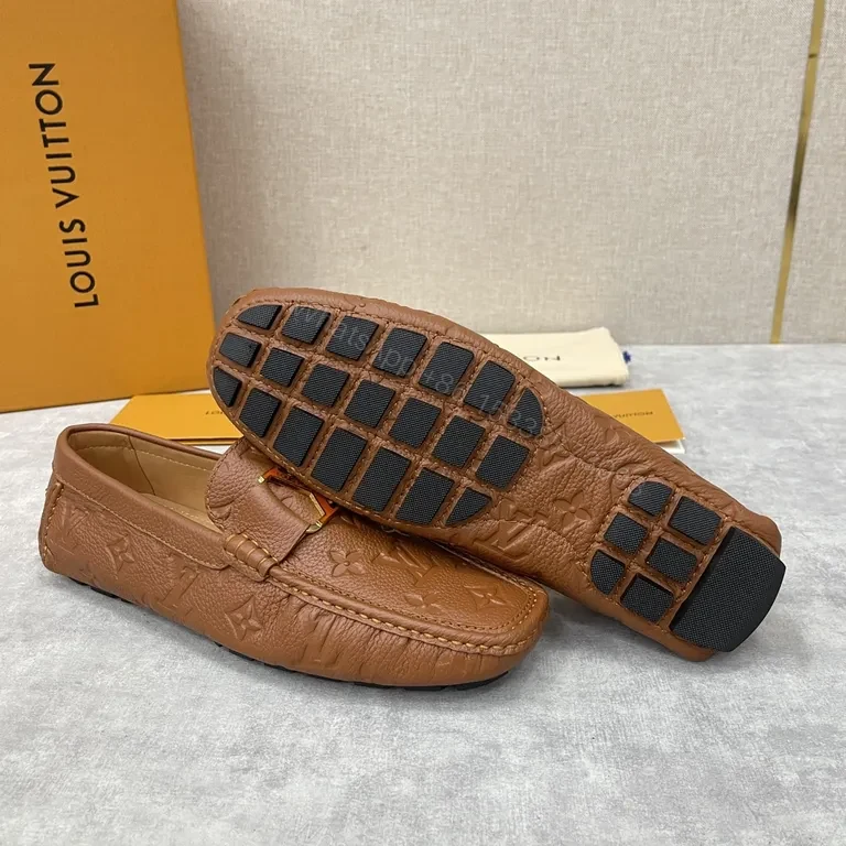 View 6 of Brown Monogram Leather Loafer â€“ All-Day Comfort