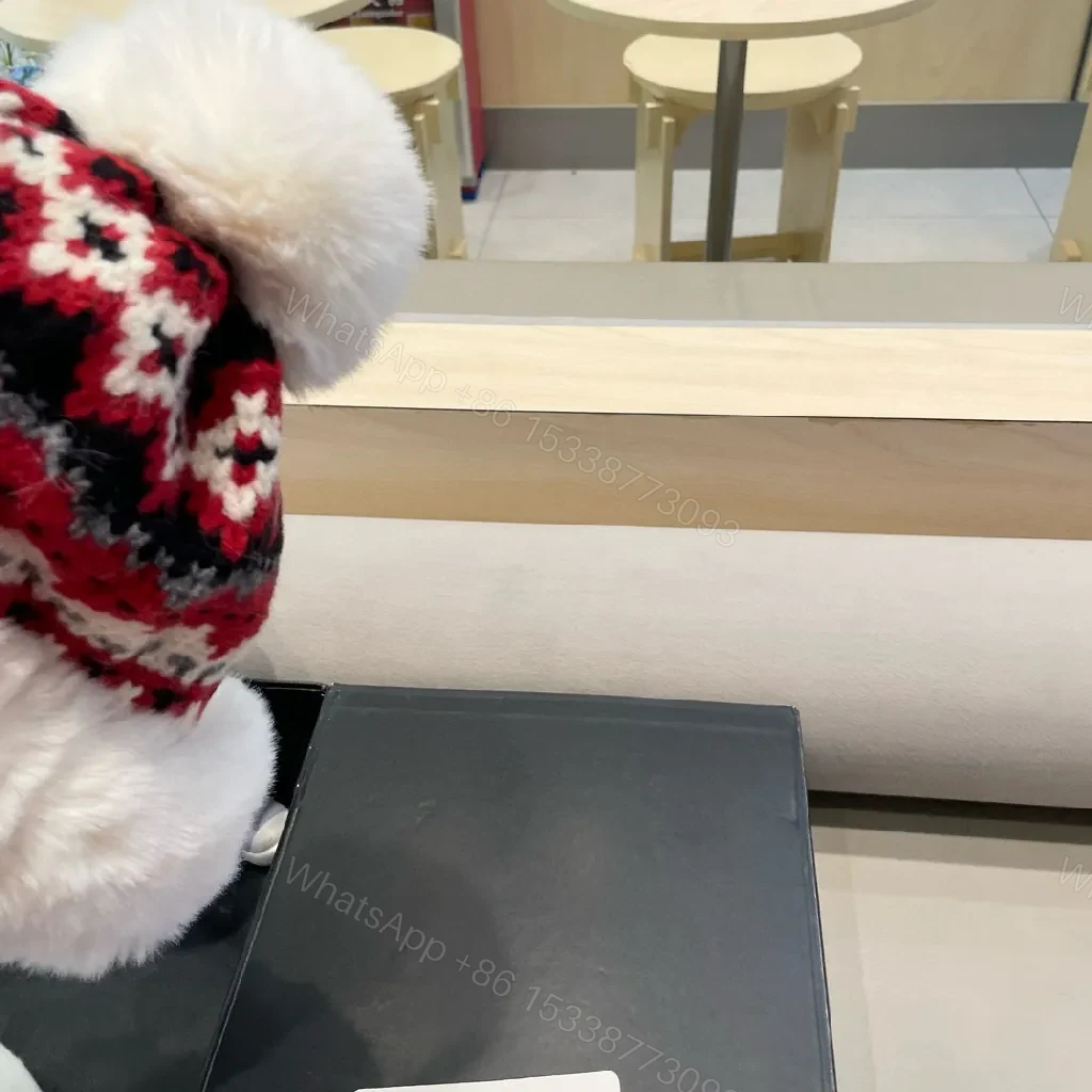 View 4 of Cozy Luxe Knit-Pom Beanie: Plush Warmth, Premium Style