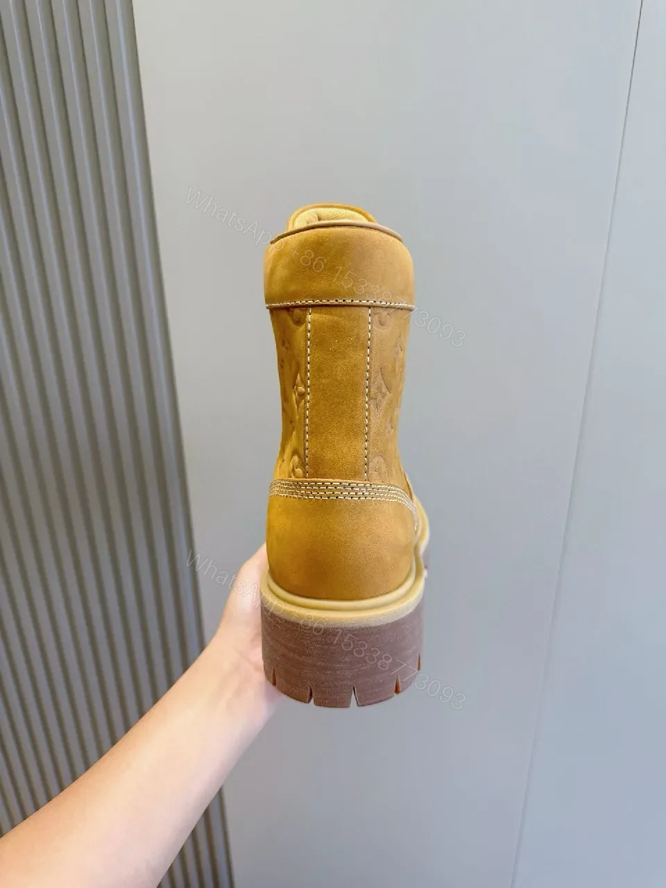 View 9 of Textured Leather Boots: Rugged Comfort, All-Day Style