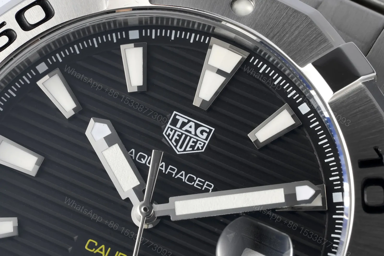 View 6 of Tag Heuer Super Series Watch – Black Dial, Stainless Steel, Casual and Formal Style, 100m Waterproof