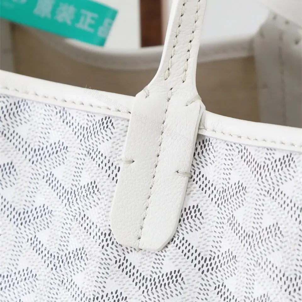 View 11 of 高仿Goyard*STLOUIP9滿印Tote手提袋白色免檢版小號