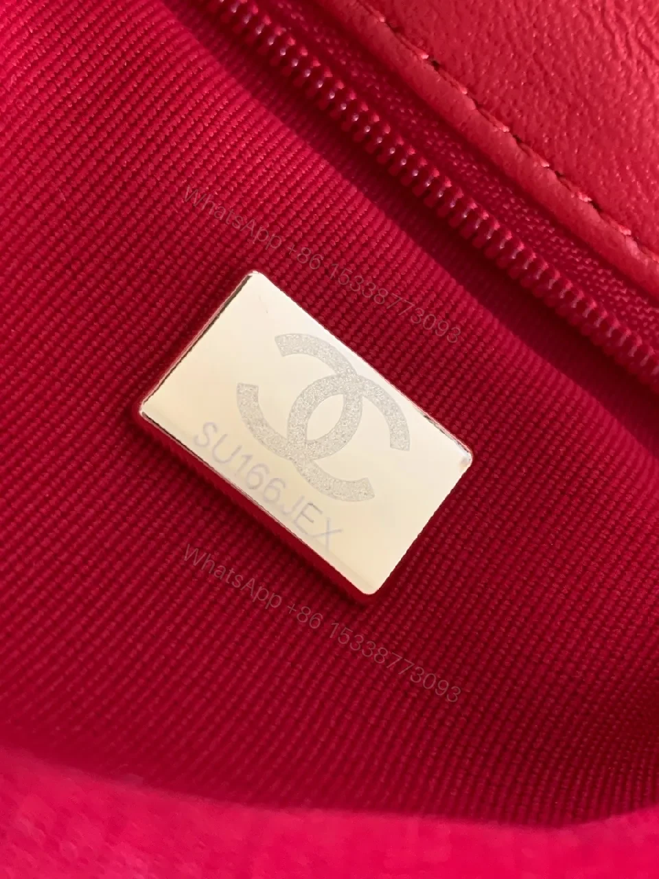 View 8 of Rich Velvet Quilted Mini Bag with Gold Logo