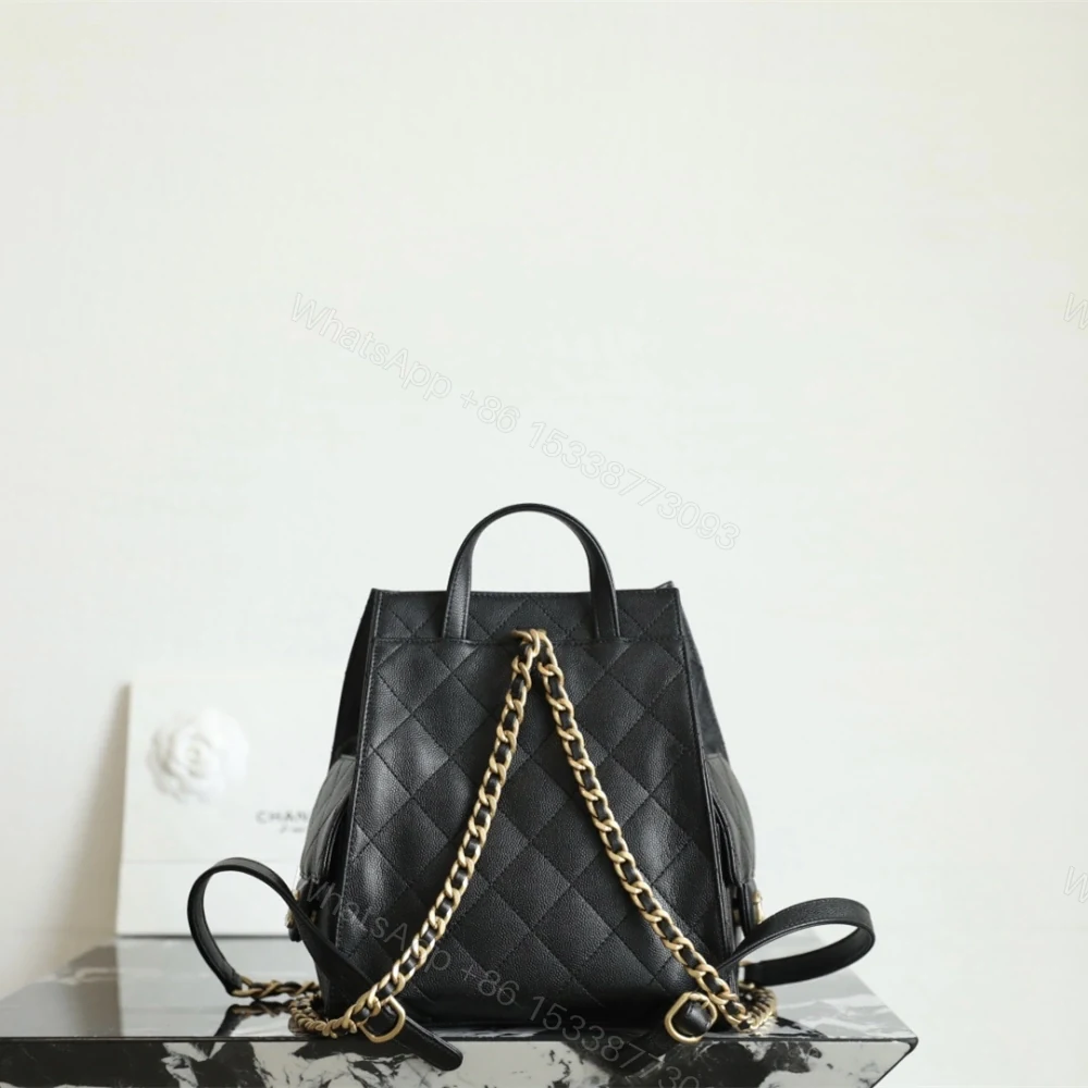 View 2 of 高仿Chanel*25B/25Bag系列AS5600雙肩包黑色中號免檢版