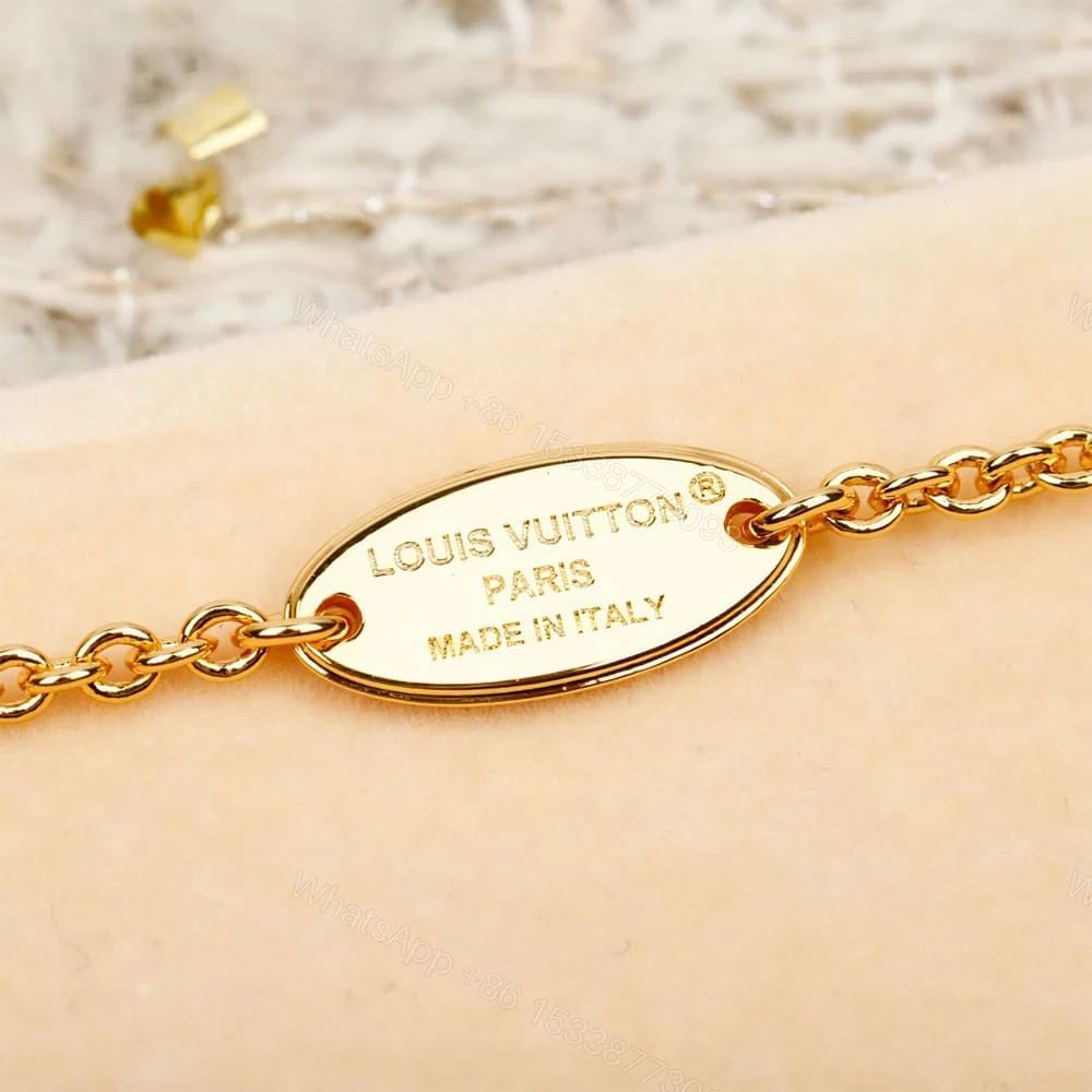 View 5 of LV Script necklace