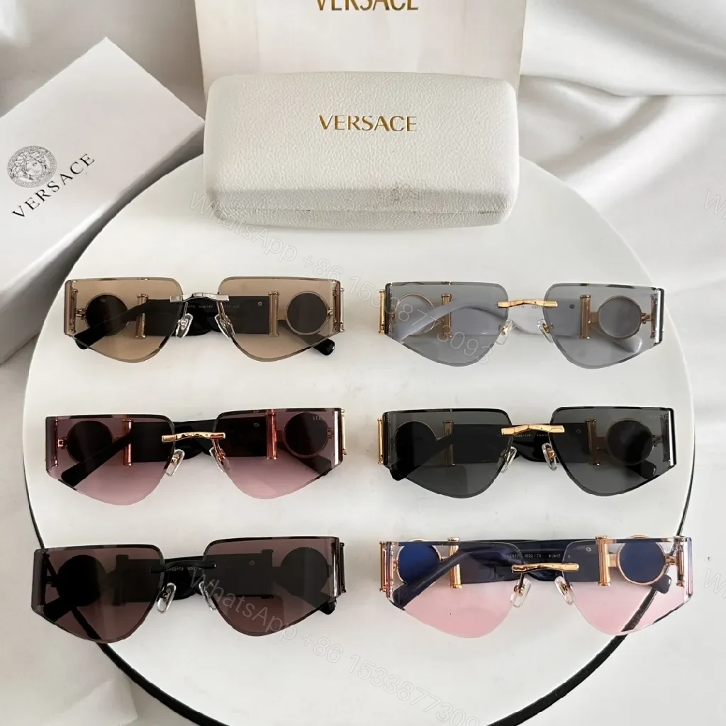 View 2 of Rose-Gold Shield Sunglasses: Luxe Detail, All-Day Comfort