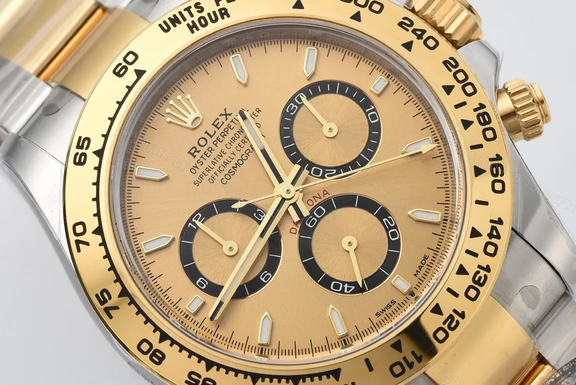 View 3 of AR Factory Clean Factory Clean Rolex Daytona Two-Tone Black Dial