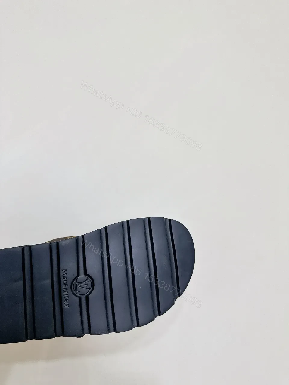 View 8 of Patterned Leather Slides: Luxe Monogram Comfort Slides