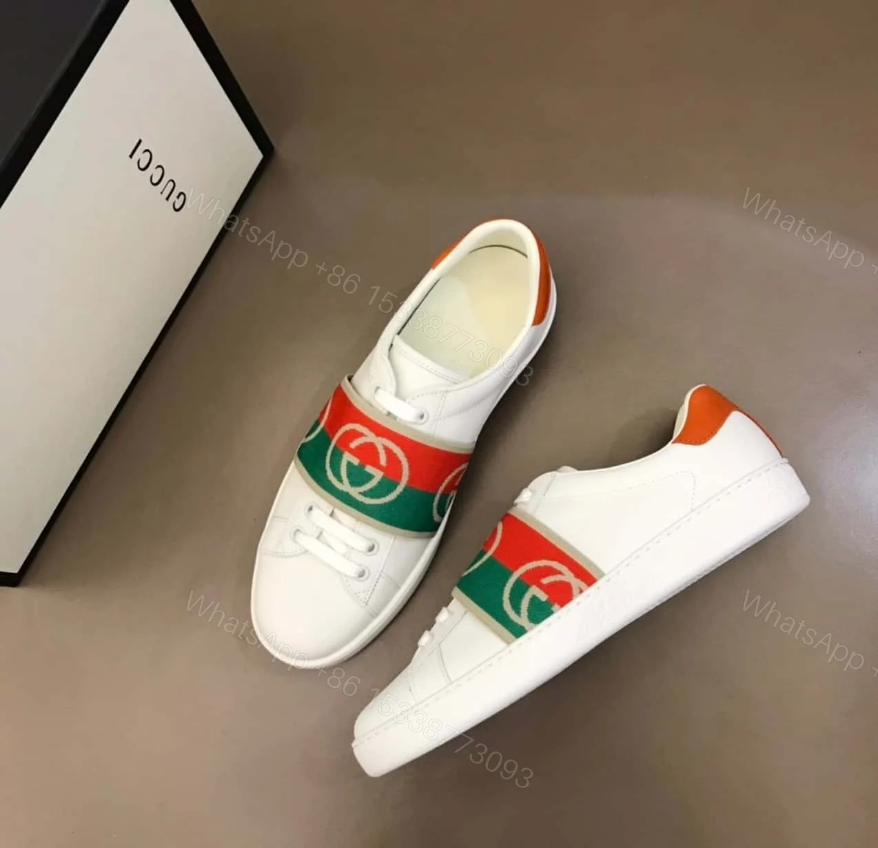 View 10 of GUCCI MEN’S ACE SNEAKERS WITH ELASTIC WEB – GC213