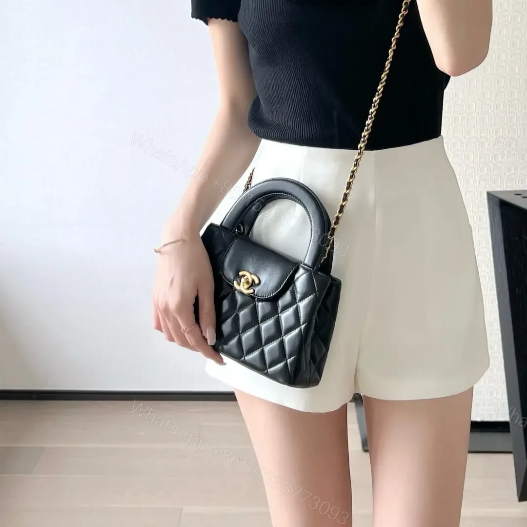 View 25 of 高仿Chanel*25A系列AS4416Kelly羊皮單肩包Mini黑色免檢版