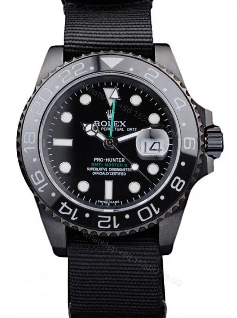 Superclone Rolex GMT-Master II Black Dial REP016827 — view 1