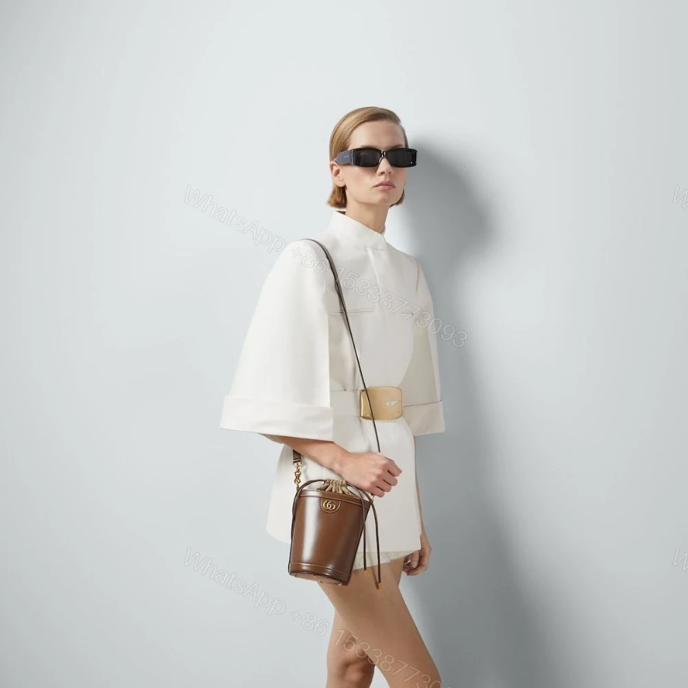View 9 of Gucci Ophidia Mini Bucket Bag Brown 20Cm 760201
