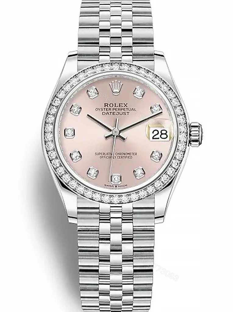 Replica Rolex Datejust Pink Dial 278384RBR 31 mm — view 1