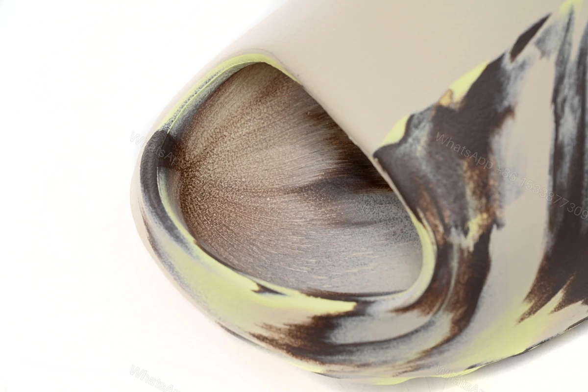 View 6 of adidas Yeezy Slide Enflame Oil Painting Ink Yellow FZ5899