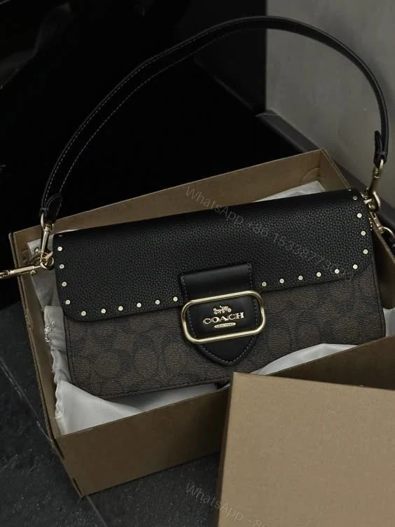 View 3 of Coach Morgan Shoulder Bag First Copy | AAA+ Replica Designer Shoulder Bag
