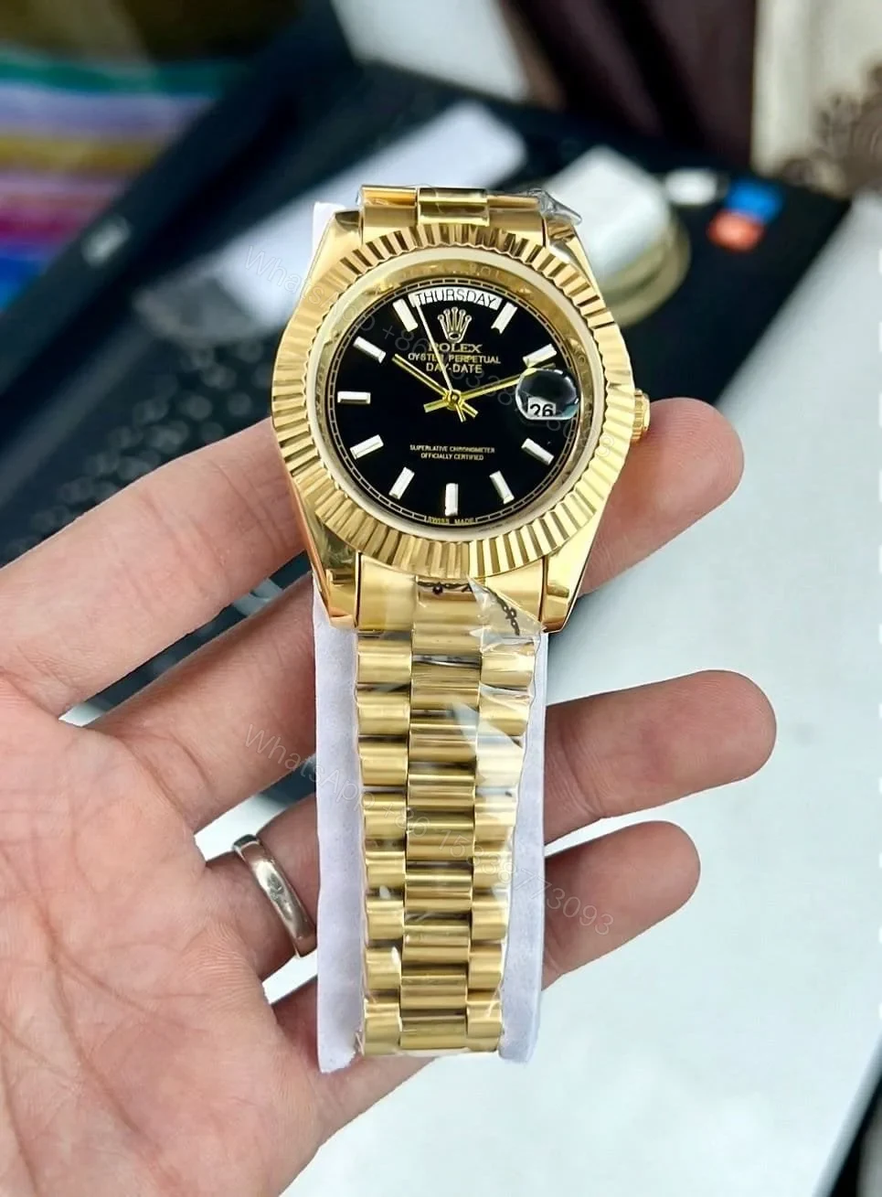 Rolex Day-Date Evergreen Gold — view 1