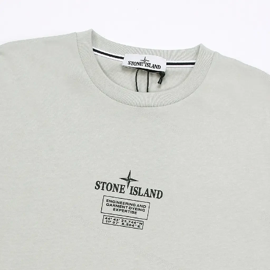 View 3 of Minimalist Tee: Soft Classic Crewneck with Subtle Graphic