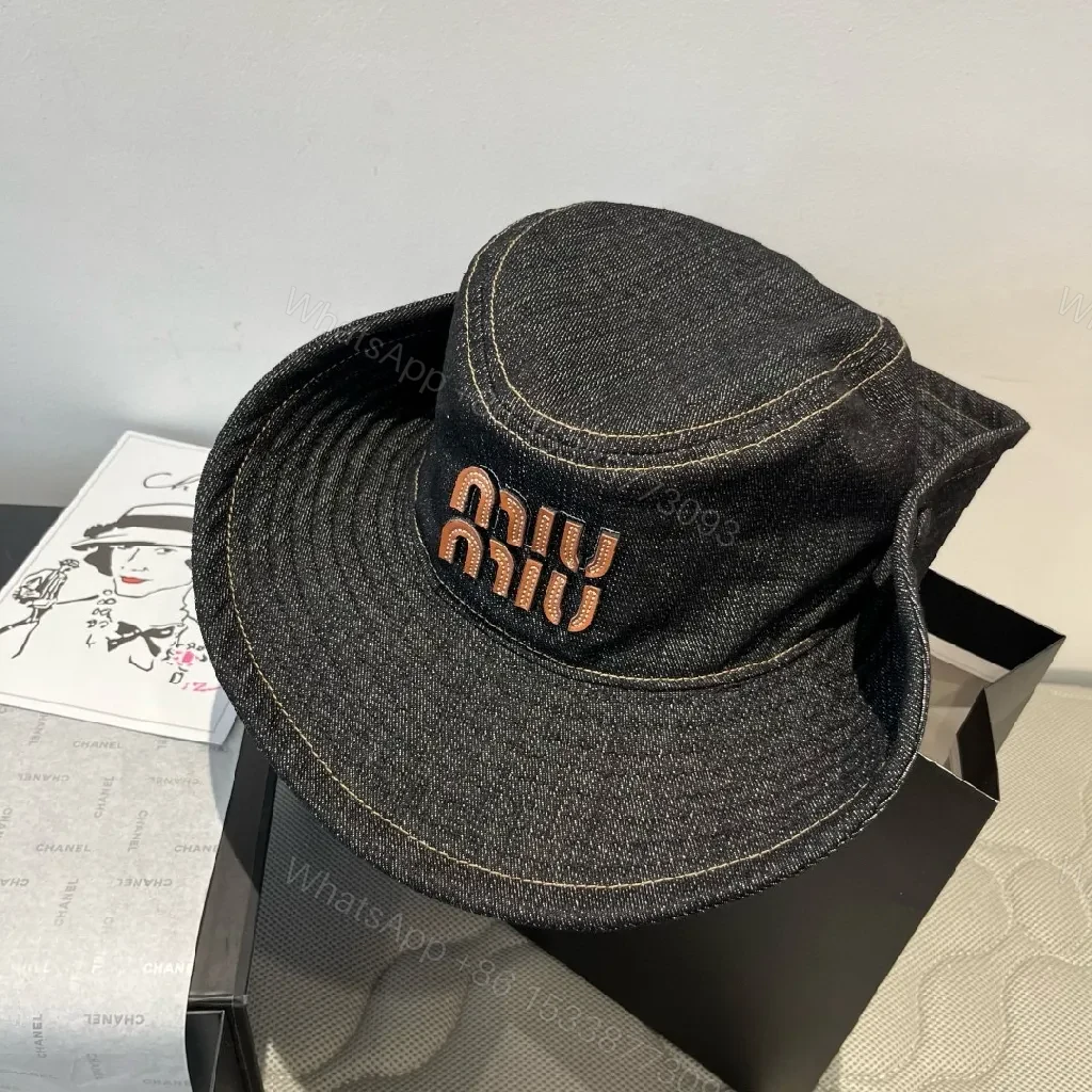 View 7 of Denim-Style Cap with Signature Detailing, Luxe Edge