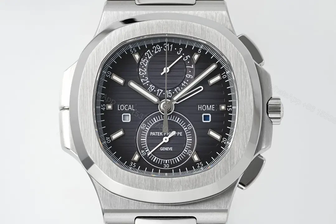 View 3 of Patek Philippe Nautilus Gold Eagle 5990/1A Silver Watch