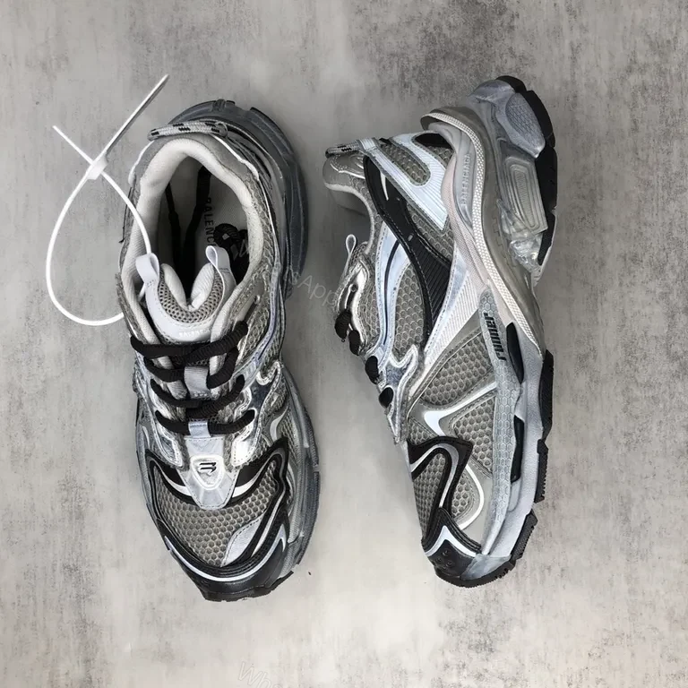 View 6 of Chunky Tech-Driven Luxe High-Tops with Metallic Accents