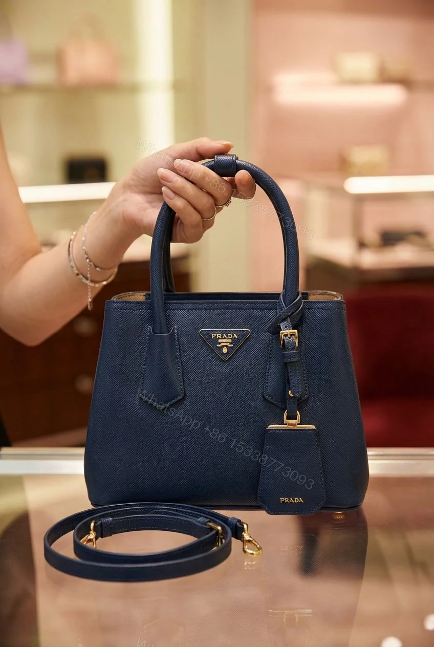 View 7 of Prada Double Saffiano Leather Tote Bag First Copy | AAA+ Replica