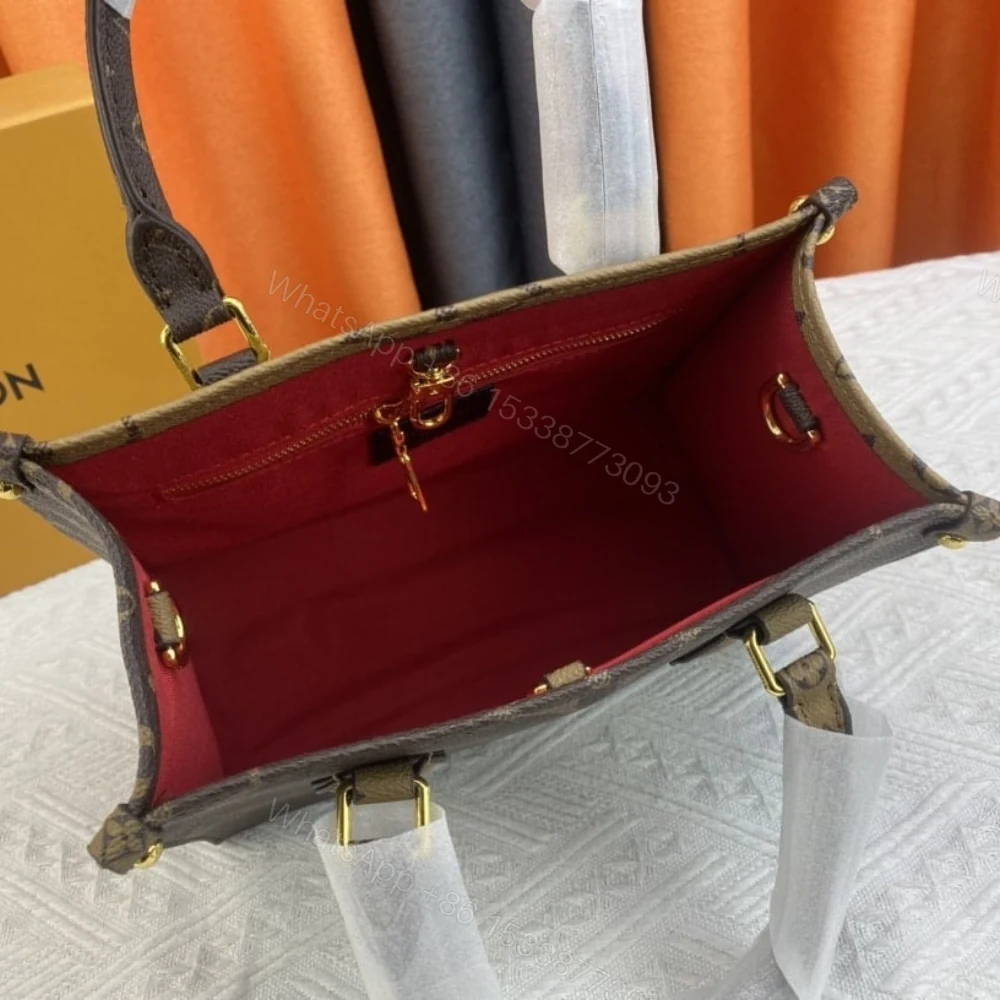 View 8 of Louis Vuitton Onthego PM Brown 25Cm M46373