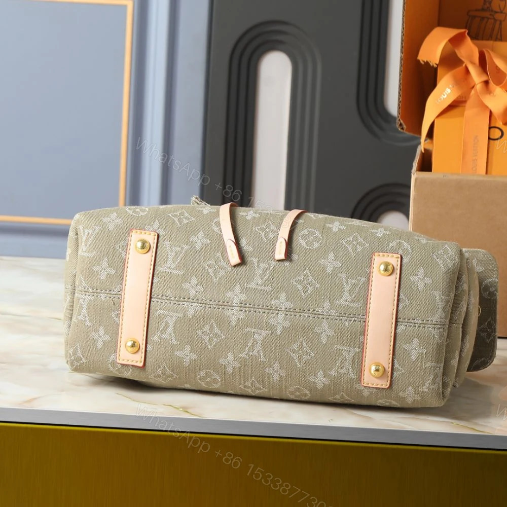View 6 of Louis Vuitton Carryall Cargo PM Khaki Denim 33Cm M27623