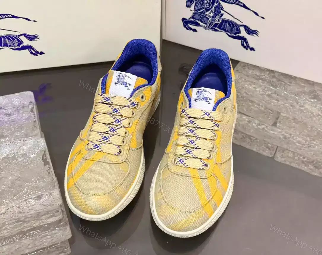 View 3 of BURBERRY TERRACE CHECK SNEAKERS – BBR104