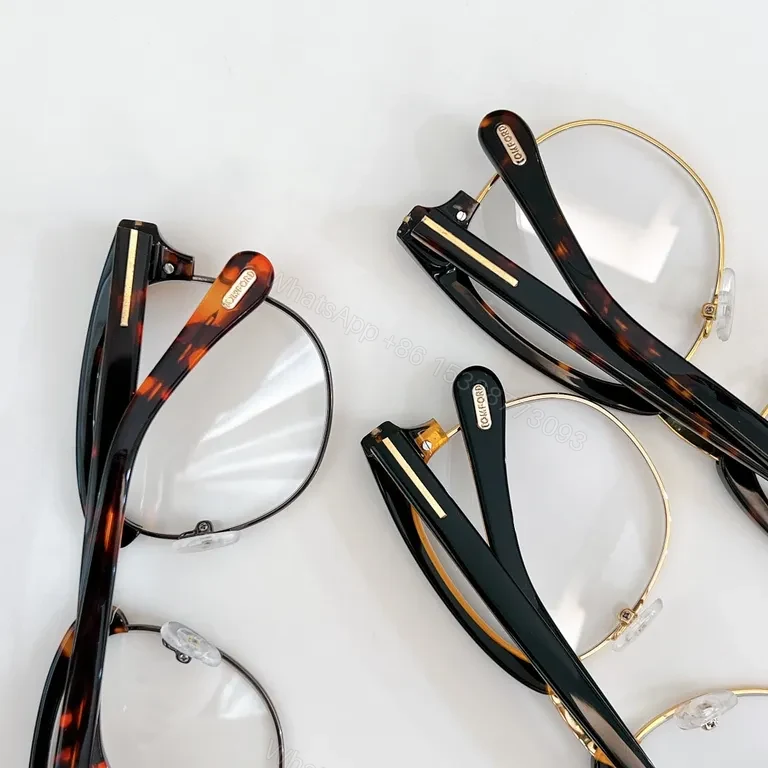 View 9 of Tom Ford Black & Silver Eyewear â€” Refined, Luxury Frame